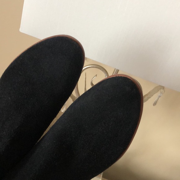 JACK ROGERS TARA BLACK SUEDE TALL BOOTS - Picture 5 of 12